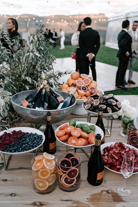 wedding grazing table inspo