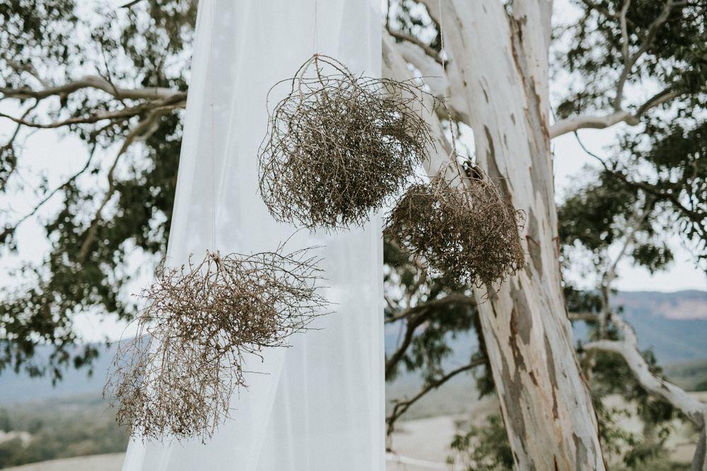 NSW Blue Mountains wedding venue rustic styling